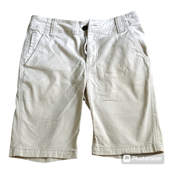 Mossimo Supply Co. Other - Mission Supply Co. Khaki Flat Front Tan 5-Pocket‎ Shorts. Men’s 30. Inseam 9”.